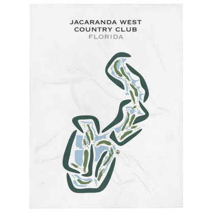 Jacaranda West Country Club, Florida - Printed Golf Courses