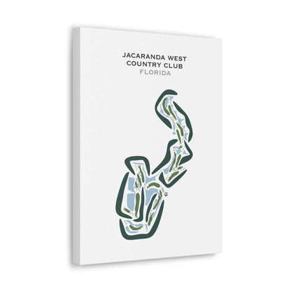 Jacaranda West Country Club, Florida - Printed Golf Courses