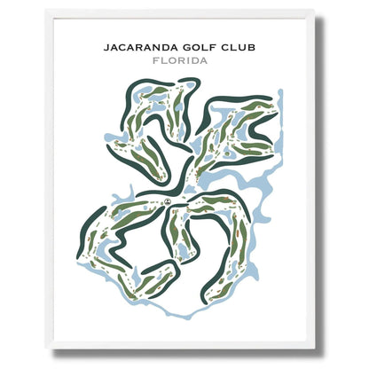 Jacaranda Golf Club, Florida - Printed Golf Courses