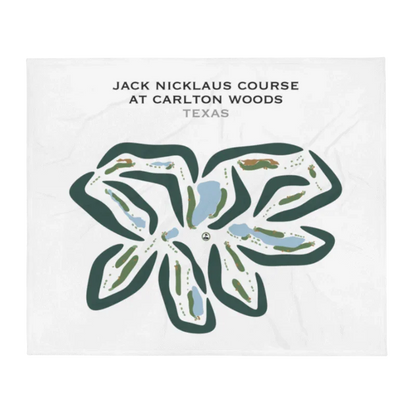 Jack Nicklaus Course At Carlton Woods, Texas - Printed Golf Courses