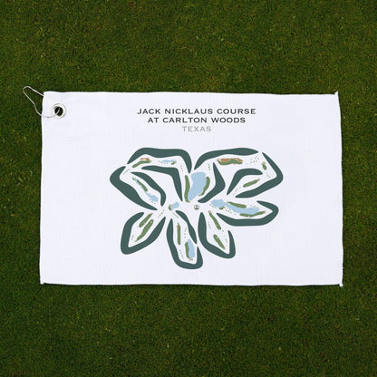 Jack Nicklaus Course At Carlton Woods, Texas - Printed Golf Courses