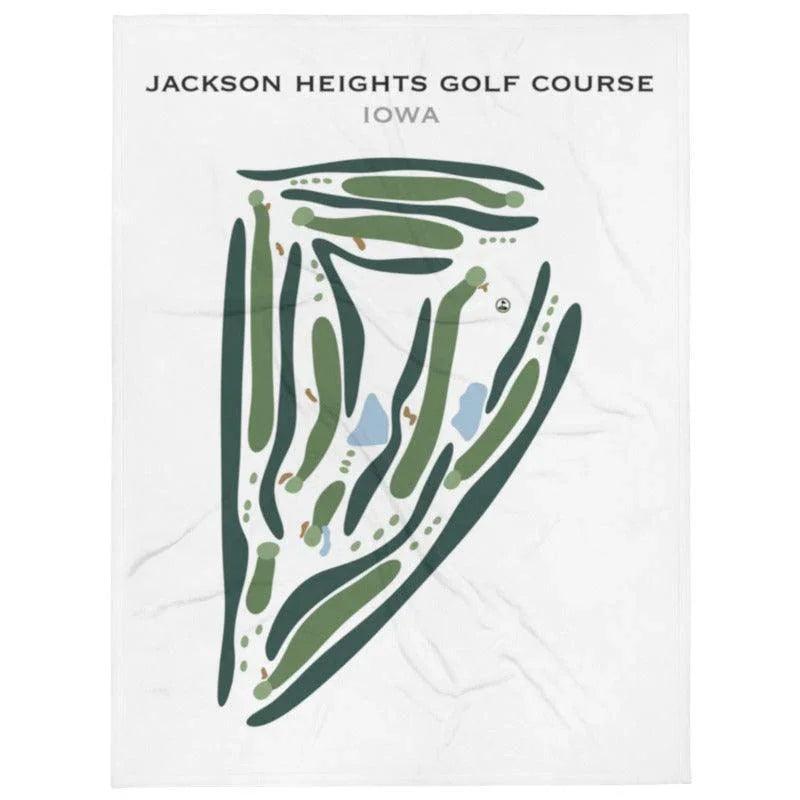 Jackson Heights Golf Course, Iowa - Printed Golf Courses