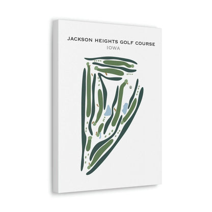 Jackson Heights Golf Course, Iowa - Printed Golf Courses