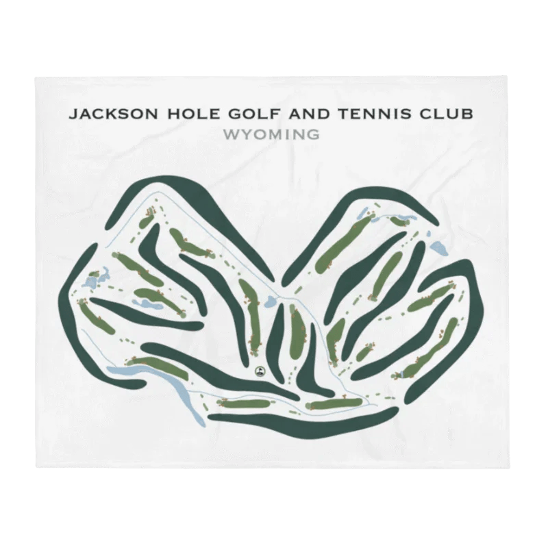 Jackson Hole Golf & Tennis Club, Wyoming - Printed Golf Courses