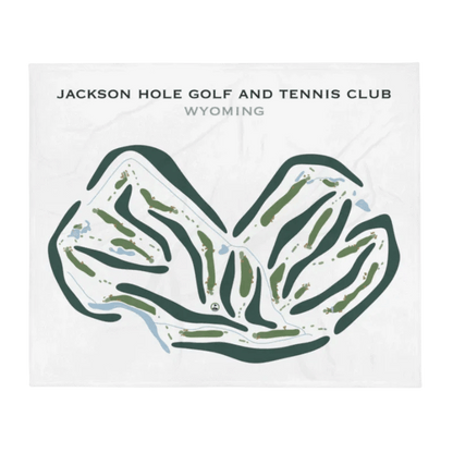 Jackson Hole Golf & Tennis Club, Wyoming - Printed Golf Courses