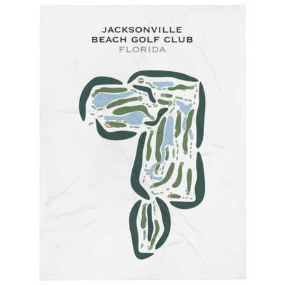Jacksonville Beach Golf Club, Florida - Printed Golf Courses