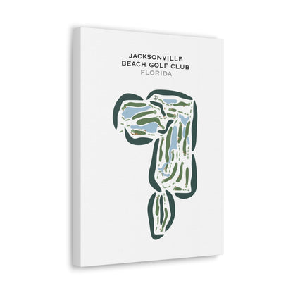 Jacksonville Beach Golf Club, Florida - Printed Golf Courses