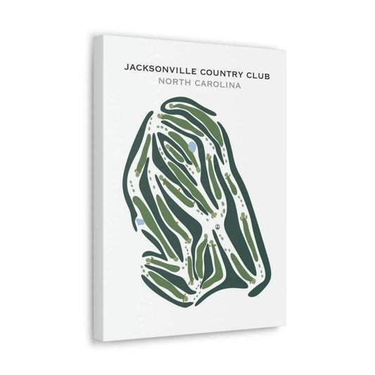 Jacksonville Country Club, North Carolina - Printed Golf Courses