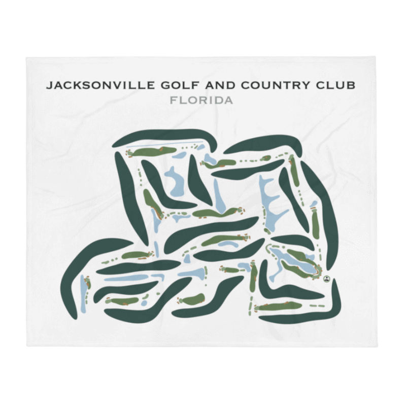 Jacksonville Golf & Country Club, Florida - Printed Golf Courses