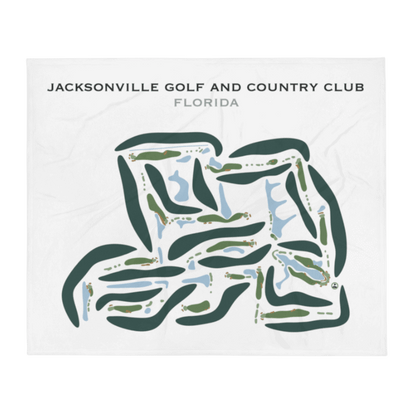 Jacksonville Golf & Country Club, Florida - Printed Golf Courses