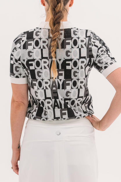 Logo Knit Polo
