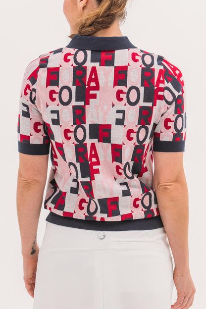 Logo Knit Polo