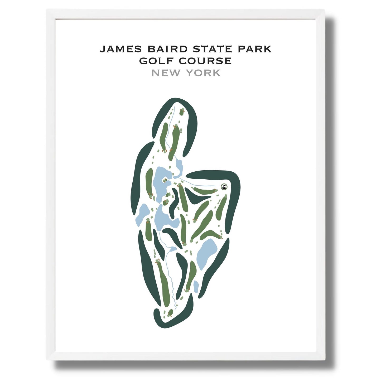 James Baird State Park Golf Course, New York - Printed Golf Courses