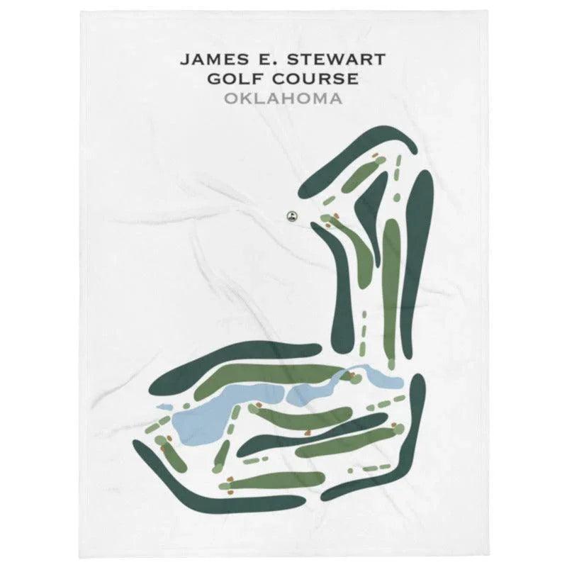 James E Stewart Golf Course, Oklahoma - Printed Golf Course