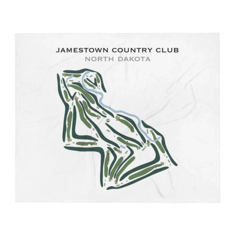 Jamestown Country Club, North Dakota - Printed Golf Courses