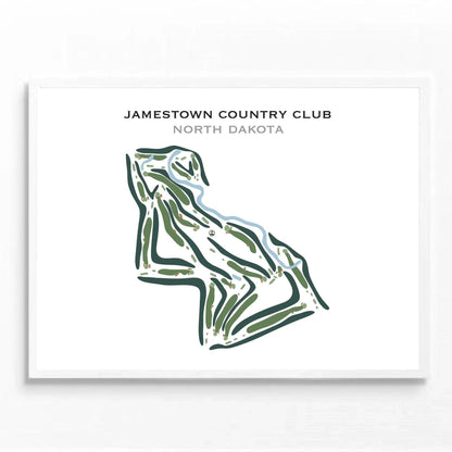 Jamestown Country Club, North Dakota - Printed Golf Courses