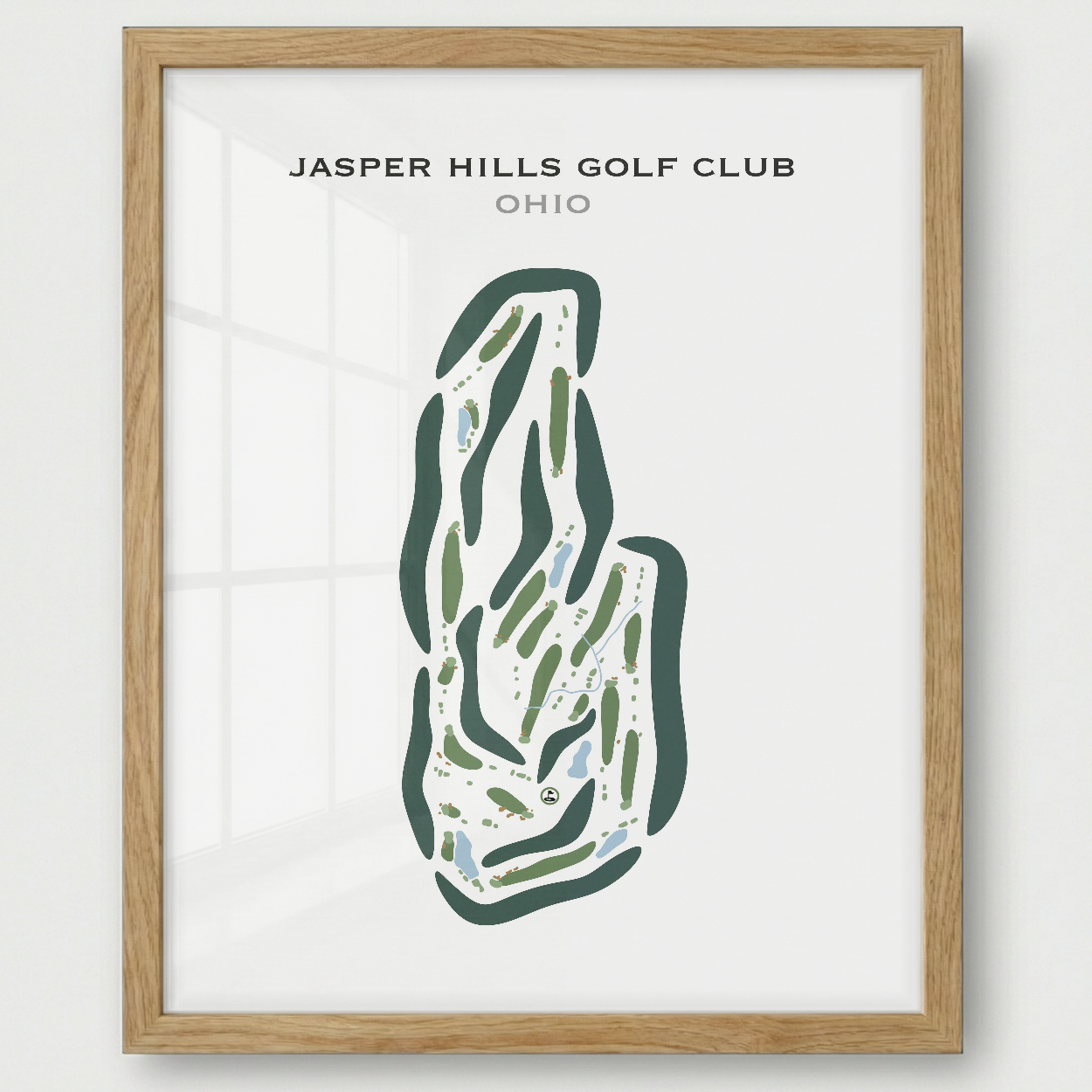 Jasper Hills Golf Club, Ohio - Printed Golf Courses