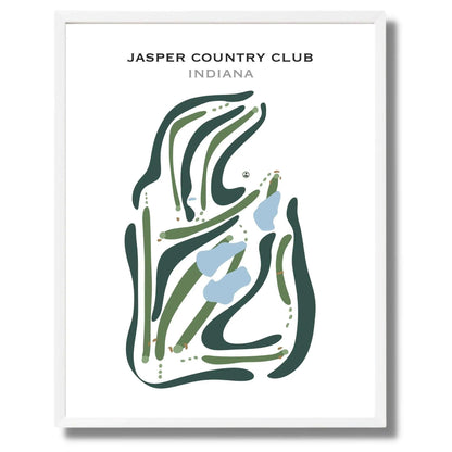 Jasper Country Club, Indiana - Printed Golf Courses