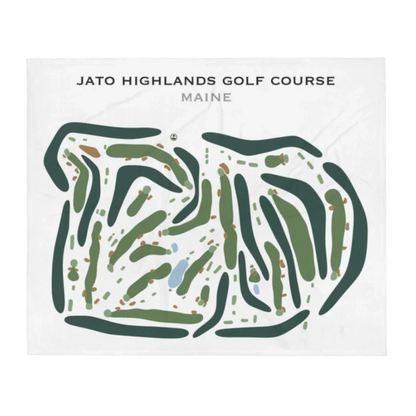 Jato Highlands Golf Course, Maine - Printed Golf Courses