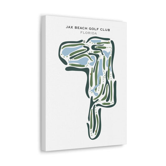 Jax Beach Golf Club, Florida - Printed Golf Courses