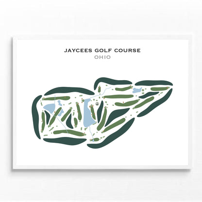 Jaycee Golf Course, Ohio - Printed Golf Courses