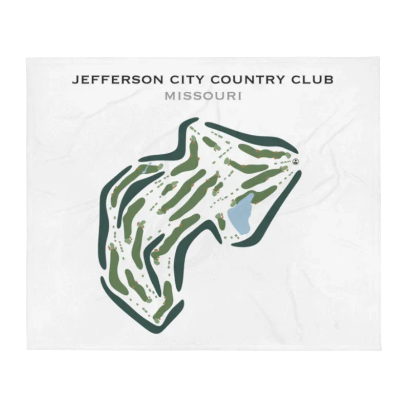 Jefferson City Country Club, Missouri - Printed Golf Course
