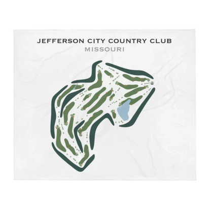 Jefferson City Country Club, Missouri - Printed Golf Course
