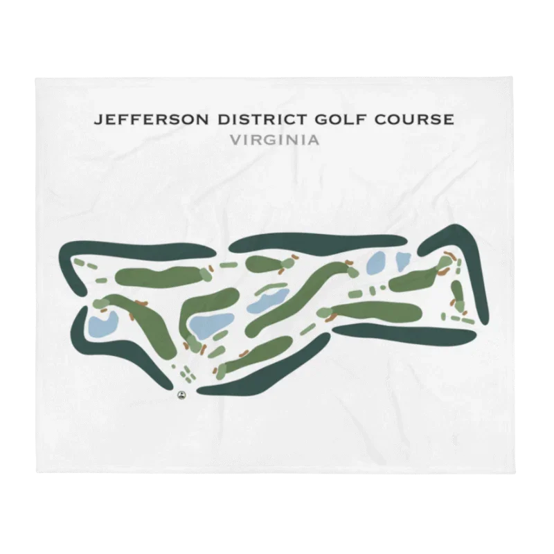 Jefferson District Golf Course, Virginia - Printed Golf Courses