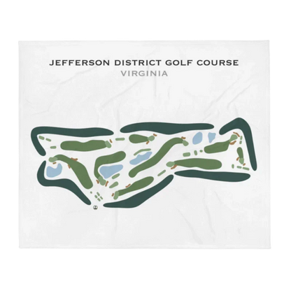 Jefferson District Golf Course, Virginia - Printed Golf Courses