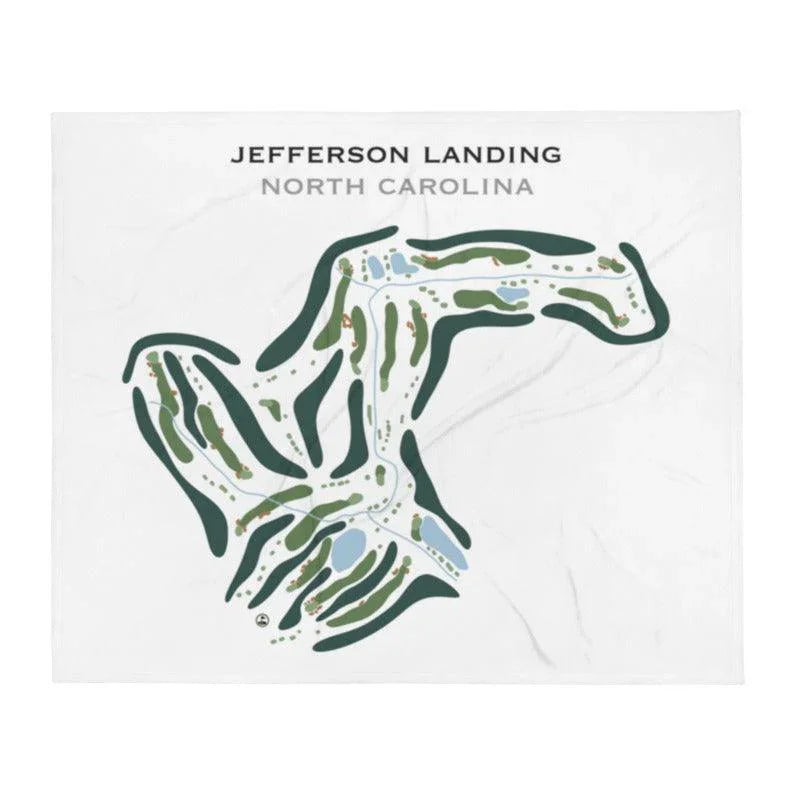 Jefferson Landing, North Carolina - Printed Golf Course