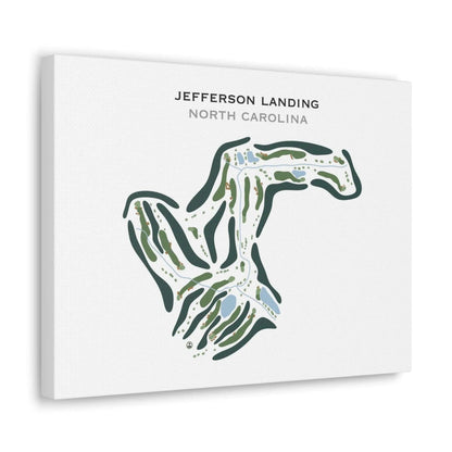 Jefferson Landing, North Carolina - Printed Golf Course