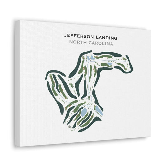 Jefferson Landing, North Carolina - Printed Golf Course