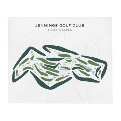Jennings Golf Club, Louisiana - Printed Golf Courses