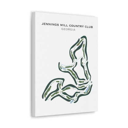 Jennings Mill Country Club, Georgia - Printed Golf Course