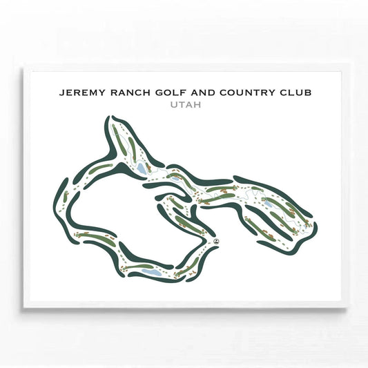 Jeremy Ranch Golf & Country Club, Utah - Printed Golf Courses