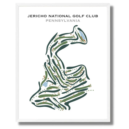 Jericho National Golf Club, Pennsylvania - Printed Golf Courses