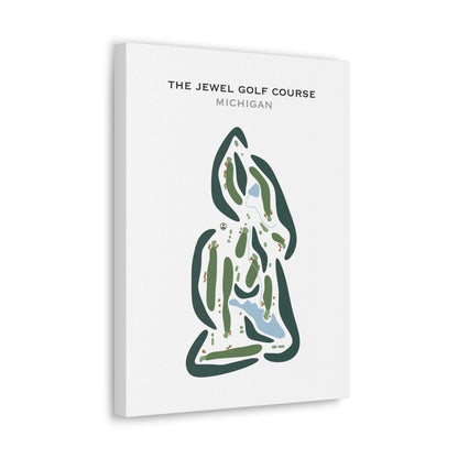 The Jewel Golf Course, Michigan - Printed Golf Courses