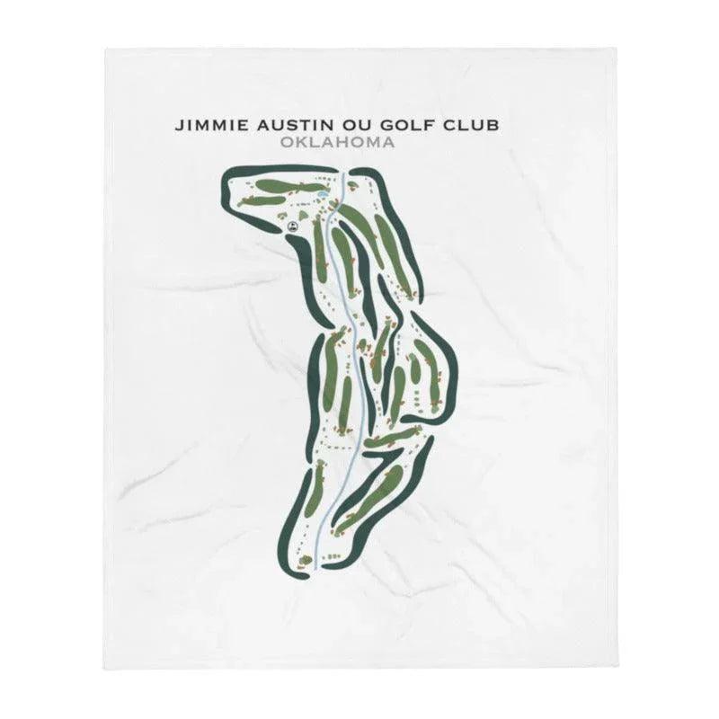Jimmie Austin OU Golf Club, Oklahoma - Printed Golf Courses