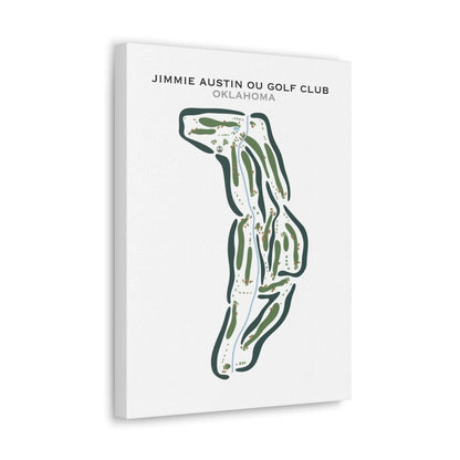 Jimmie Austin OU Golf Club, Oklahoma - Printed Golf Courses