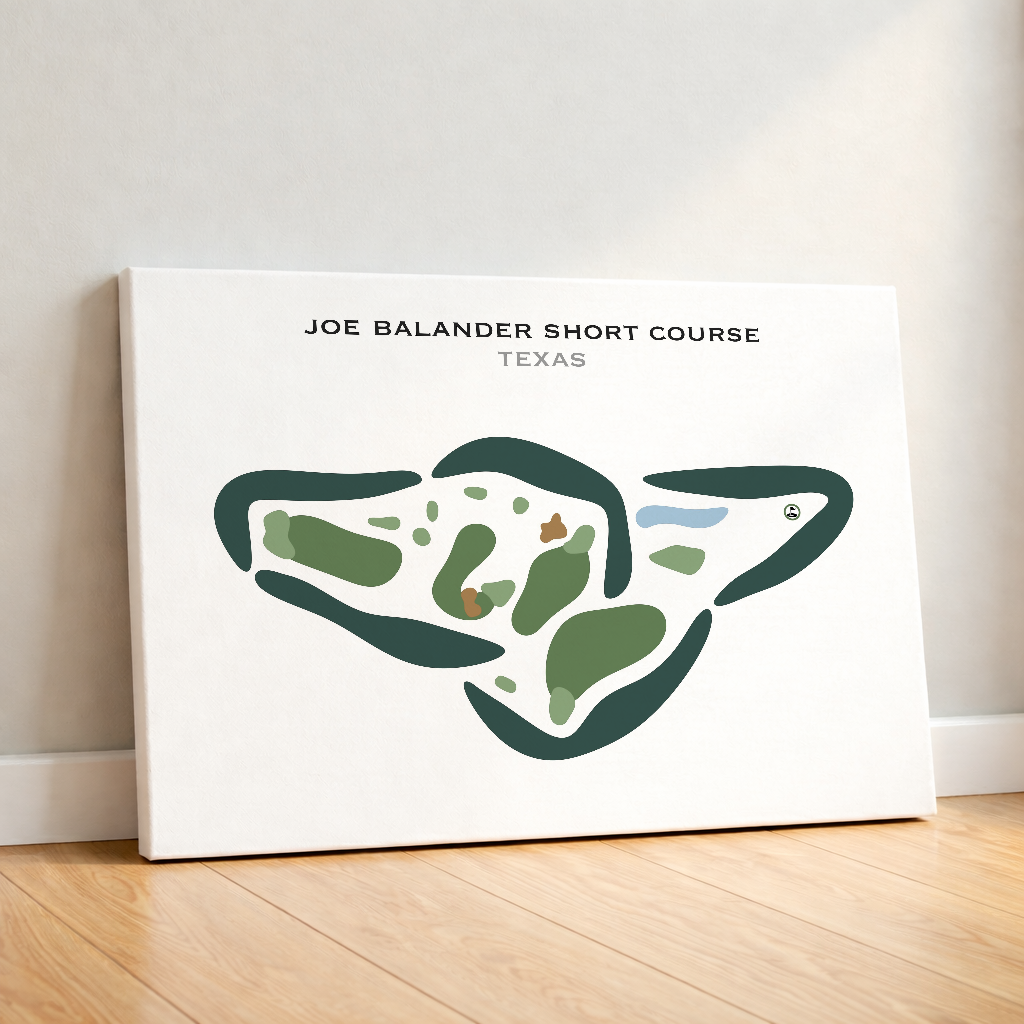 Joe Balander Short Course, Texas - Printed Golf Courses