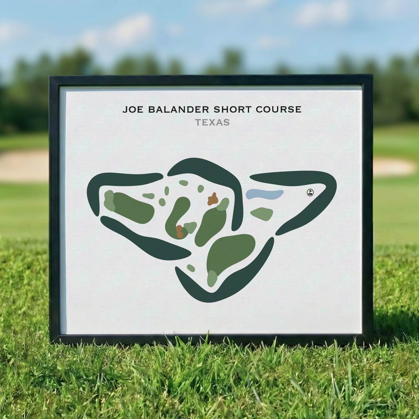 Joe Balander Short Course, Texas - Printed Golf Courses