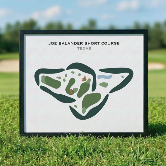 Joe Balander Short Course, Texas - Printed Golf Courses