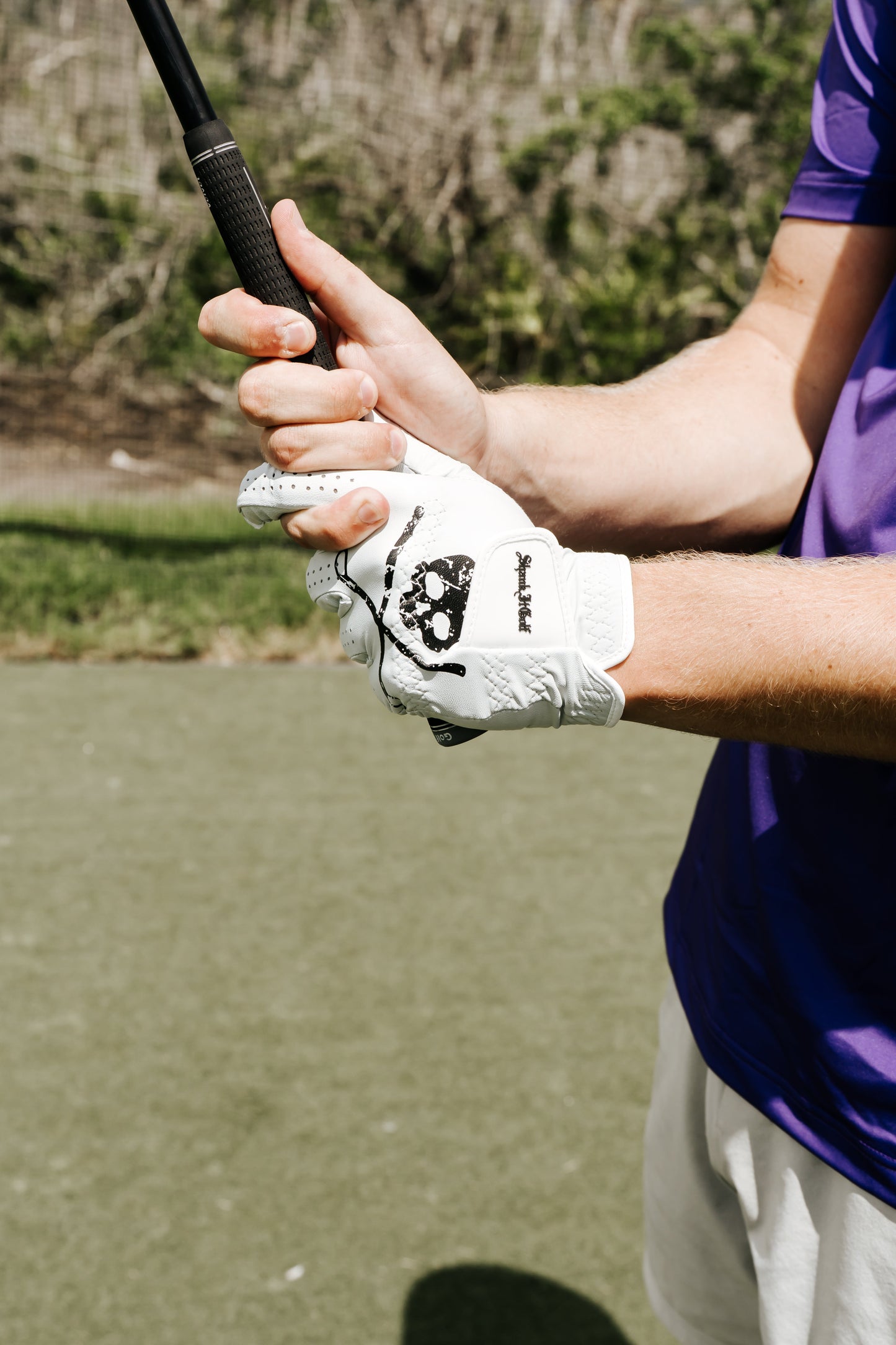 Skull Golf Glove