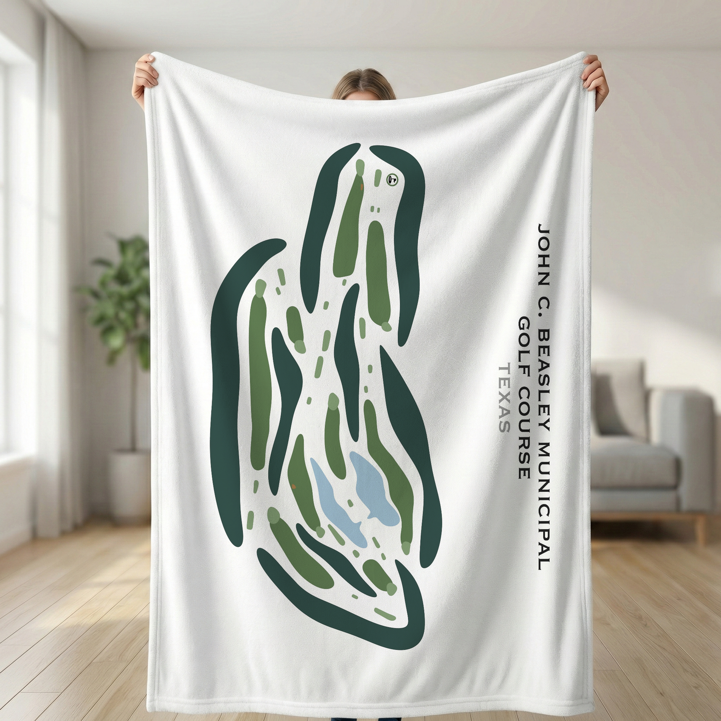 John C. Beasley Municipal Golf Course, Texas - Printed Golf Courses