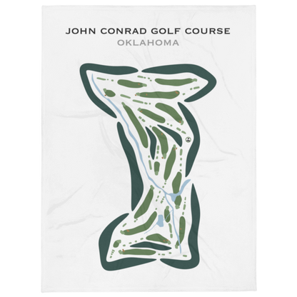 John Conrad Golf Course, Oklahoma - Printed Golf Courses