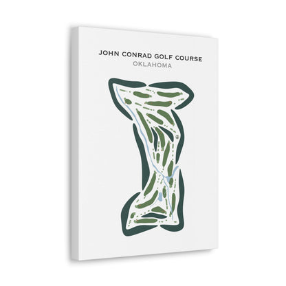John Conrad Golf Course, Oklahoma - Printed Golf Courses