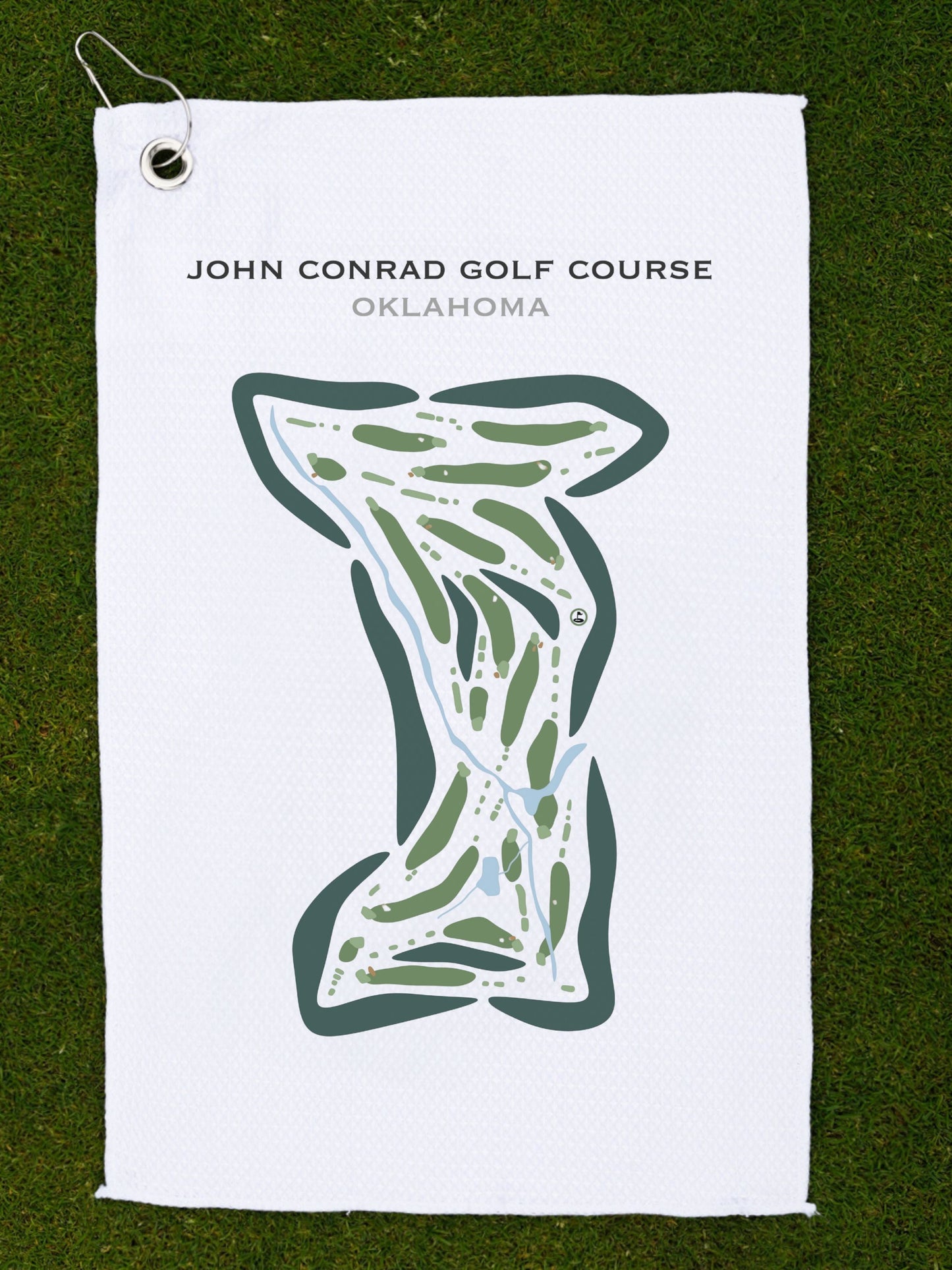 John Conrad Golf Course, Oklahoma - Printed Golf Courses
