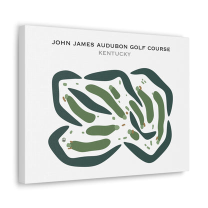 John James Audubon Golf Course, Kentucky - Printed Golf Courses