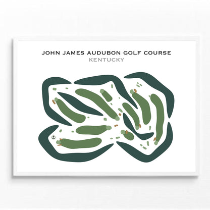 John James Audubon Golf Course, Kentucky - Printed Golf Courses