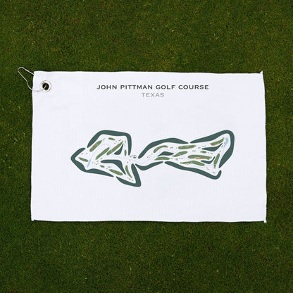 John Pitman Golf Course, Texas - Printed Golf Courses